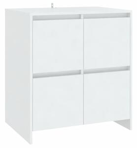Příborník z dřevotřísky 70 x 75 x 41 Bílá