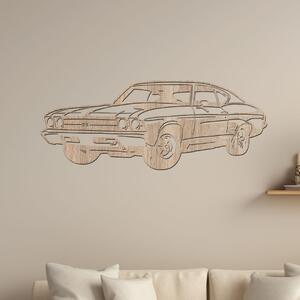 Dřevěný obraz Chevrolet Chevelle SS F235 | Rozměry (cm): 60x23 | Zvolte barvu dekoru: Dub Sonoma