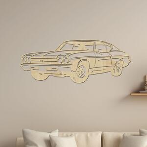 Dřevěný obraz Chevrolet Chevelle SS F235 | Rozměry (cm): 60x23 | Zvolte barvu dekoru: Javor