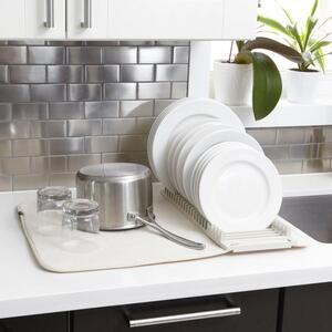 Umbra - Sušák na nádobí s absorpční podložkou - bílá - 4x61x46 cm