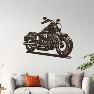 Dřevěný obraz motorky Harley Davidson | Rozměry (cm): 60x50 | Zvolte barvu dekoru: Wenge
