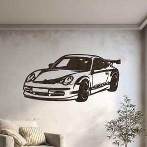 Dřevěný obraz Porsche 911 GT3 RS | Rozměry (cm): 60x29 | Zvolte barvu dekoru: Wenge