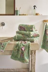 Pip Studio Secret Garden ručník 70x140cm, zelený (Froté ručník 70x140cm)
