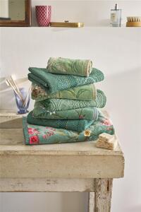 Pip Studio Secret Garden ručník 70x140cm, zelený (Froté ručník 70x140cm)
