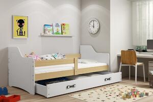 BMS Group Dětská postel s úložným prostorem (s šuplíkem) SOFIX 160x80 Barevné provedení: Borovice