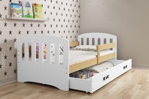 BMS Group Dětská postel s úložným prostorem (s šuplíkem) CLASSIC 160x80 Barevné provedení: Borovice