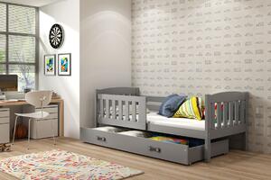 BMS Group Dětská postel s úložným prostorem KUBUS grafit Velikost postele: 160x80 cm, Barva šuplíku: Grafit
