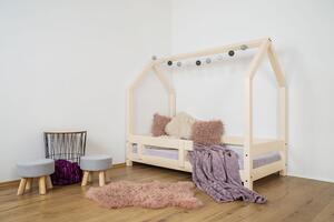 MAXIDO Dětská postel domeček Snílek 140x70 přírodní