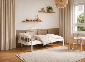 Dětská postel 90x180 LESNA - bílá