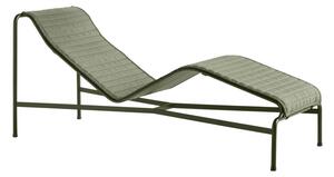 HAY Polstrování Palissade Chaise Longue quilted cushion, olive