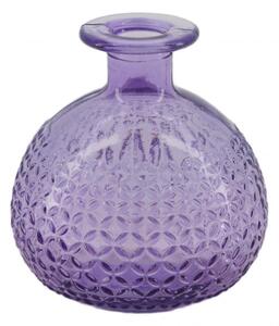 Váza recyklované sklo-fialová