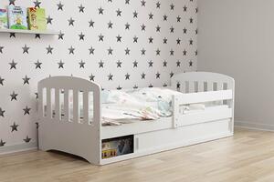 BMS Group Dětská postel s úložným prostorem (s posuvnými dvířky) CLASSIC 160x80 bílá Barva výplně dvířek: Bílá