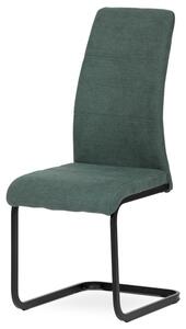Jídelní židle JEREMY — kov, látka, více barev Hnědá