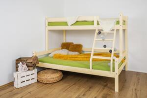 MAXIDO Dětská patrová postel Nela 200x140 přírodní