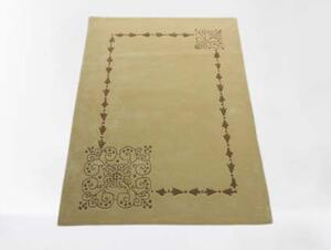 MERINOS Kusový béžový koberec Guyve Ale 01/Yellow Rozměry: 170 x 240