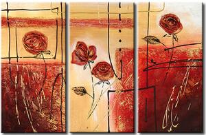 Obraz Abstraktní kompozice s růží