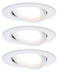 Paulmann 93485 Nova vestavné svítidlo, LED, LED, 18 W, bílá (matná), sada 3 ks