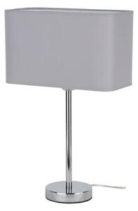 Stolní lampa CADRE, 1xMax.25W, šedé textilní stínítko, CH