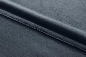 Tmavě šedý zatemňovací závěs VELVET 135x250 cm Zavěšení: Kovové kroužky