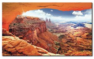 Obraz Kamenné hory (1-dílný) - krajina přírody Velkého kaňonu v USA