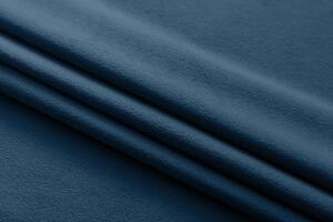 Tmavě modrý zatemňovací závěs VELVET 135x250 cm Zavěšení: Řasící páska