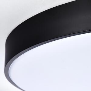 BrilliantHK17795S76 Stmívatelné LED svítidlo SLIMLINE černé, průměr 78cm, RC, CCT, Night Light