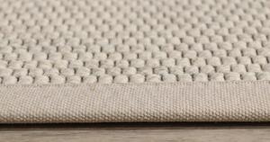 NARMA Kusový béžový koberec Savanna - White Rozměry: 133 x 200