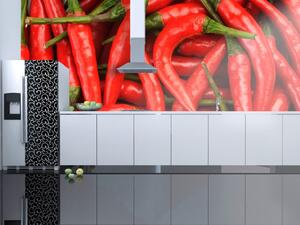 Fototapeta chilli papričky - pozadí
