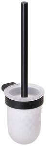 Bemeta Organic Black Závěsná WC štětka s miskou černá mat 167113140