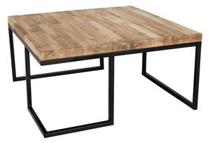 Kovový stůl s dřevěnou deskou Loft (Kapelanczyk)