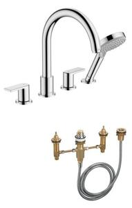 Vanová baterie Hansgrohe Vernis Shape včetně podomítkového tělesa chrom HGBAL1