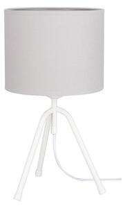 Tami Stolní lampa 1xE27 Max.60W Bílá/Bílá PVC/Světle šedá