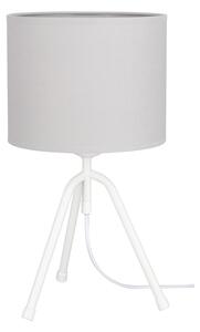 Tami Stolní lampa 1xE27 Max.60W Bílá/Bílá PVC/Světle šedá