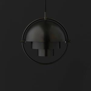 Závěsné svítidlo GUBI Multi-Lite, Ø 36 cm, černá/černá