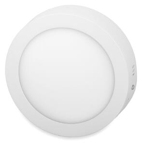 T-LED Bílý přisazený LED panel kulatý 170mm 12W Barva světla: Teplá bílá 10283