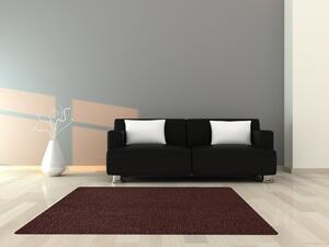 Lano - koberce a trávy Neušpinitelný kusový koberec Nano Smart 302 vínový - 200x200 cm