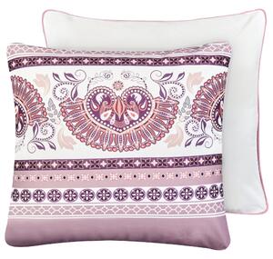 Sada 2 venkovních polštářů TVISTA Orientální vzor 45 x 45 cm Purpurová