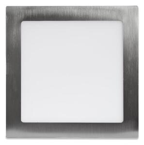 Ecolite Stříbrný vestavný LED panel hranatý 300 x 300mm 25W Barva světla: Teplá bílá LED-WSQ-25W/27/CHR