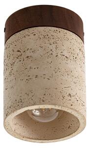 Stropní Lampa Lucande, Carlotta, stmívatelné, Béžová, Obývací pokoj, Beton, Moderní
