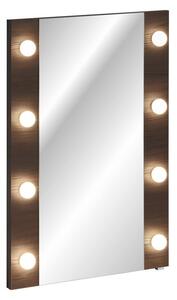 Comad Nástěnné LED zrcadlo Dorothy 60 cm dub ristretto