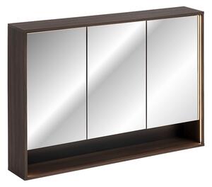 Comad Závěsná LED zrcadlová skříňka Dorothy 84-120-3D dub ristretto