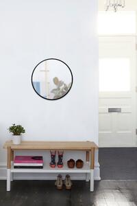 Umbra - Dekorativní Kruhové Zrcadlo Hub - černá - 94x94 cm
