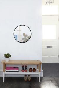 Umbra - Dekorativní Kruhové Zrcadlo Hub - černá - 61x61 cm