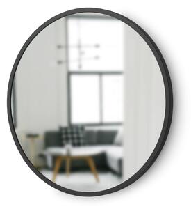 Umbra - Dekorativní Kruhové Zrcadlo Hub - černá - 46x46 cm