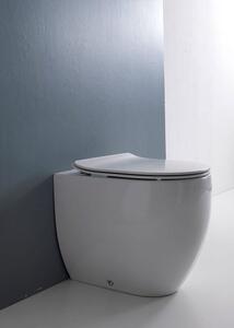 Kerasan Kerasan FLO WC sedátko, SLIM, Soft Close, bílá