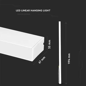 LED Solution Bílé lineární závěsné LED svítidlo 40W Premium 21376