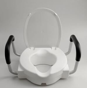 Ridder Ridder WC sedátko zvýšené 10cm, s madly, bílá
