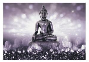 Samolepící fototapeta - Ametystový Buddha 245x175