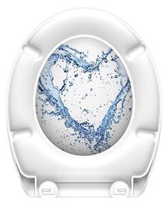 Eisl / Schüette Eisl WC sedátko Blue Heart duroplast SoftClose, EasyTake