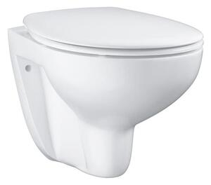Wc s prkénkem softclose závěsné GROHE Bau Ceramic alpská bílá zadní odpad 39351000